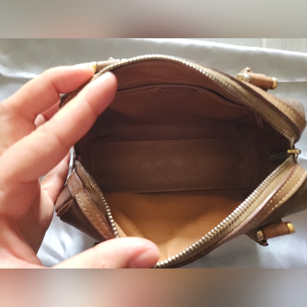 Celine Macadam Mini Boston Handbag - Picture 6 of 13